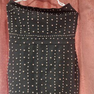 Black bodycon mini dress